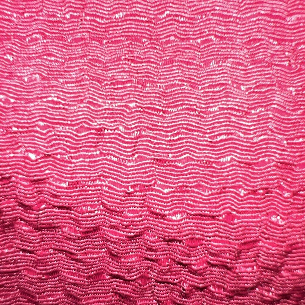 Ship N Shore Vintage 80s Womens L Blouse Red Button Up Rayon Top Back Bow Tie - Picture 7 of 9